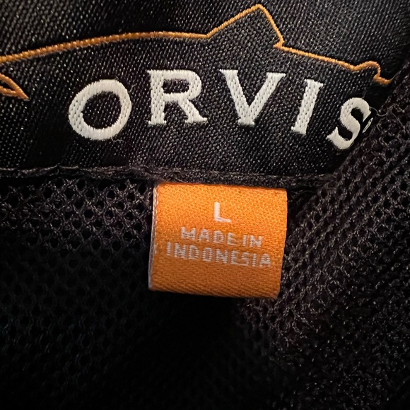 Orvis Mens swim trunks. In great shape. Size L. Black. Nylon shell, lining poly - Picture 3 of 5